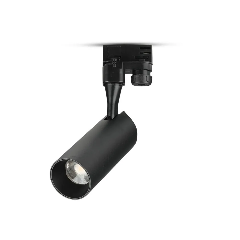 VT-418 CZARNY OPRAWA SYSTEMOWA TRACK REFLEKTOR LED 18W WW 3000K 1260LM IP20 24ST ALUMINIUM