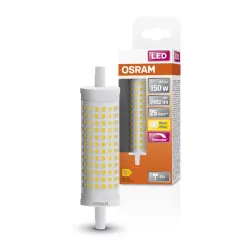 LINE ŻARNIK LED 19/150W R7S 230V PRZEZROCZYSTA ŚCIEMNIALNA 827 WW 2700K 2452LM 360ST 118MM 6X1