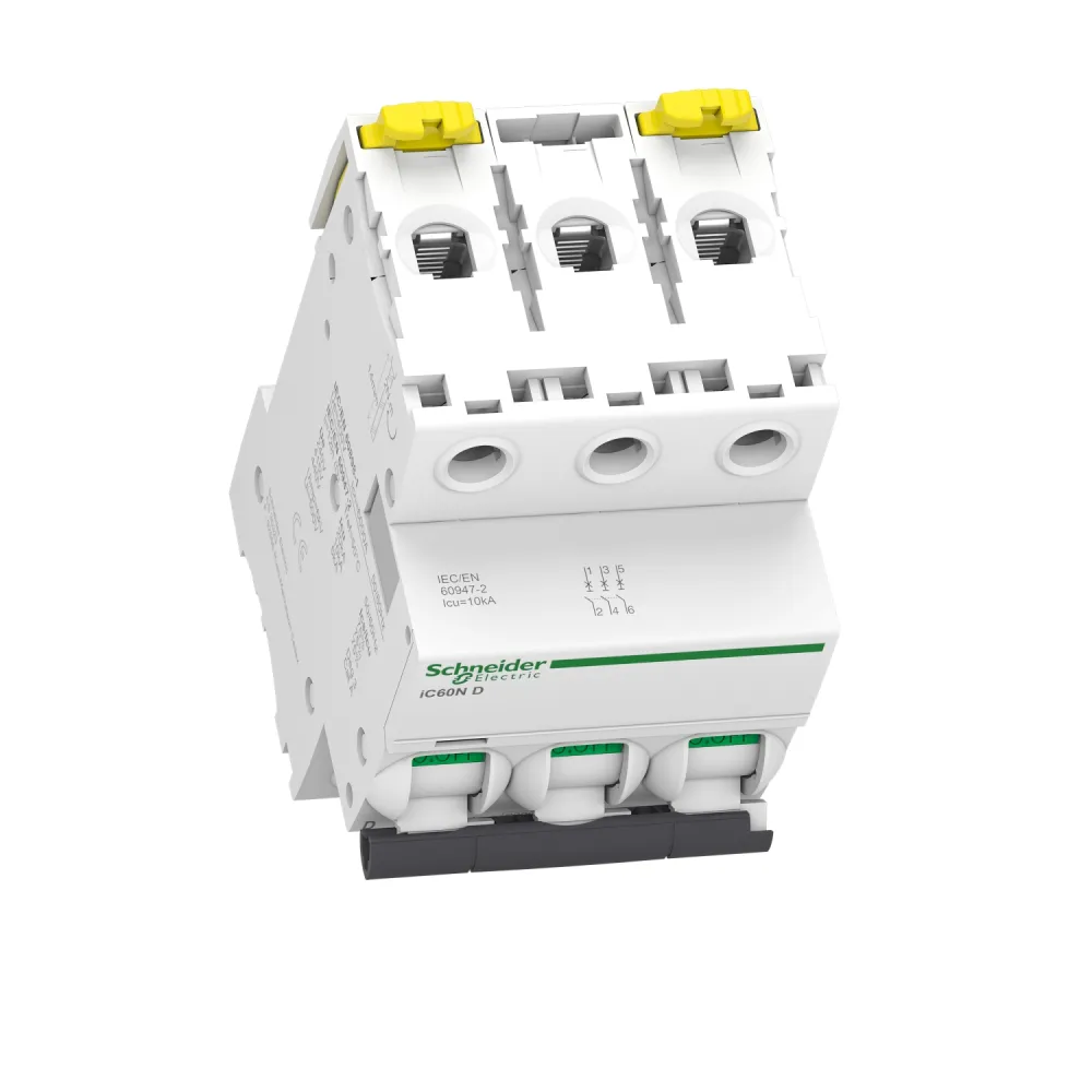 IC60N WYŁĄCZNIK NADPRĄDOWY D 10A 3P 3M 6KA ACTI 9