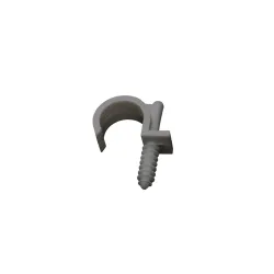 RING 28/100 UCHWYT KABLOWY WBIJANY SZARY