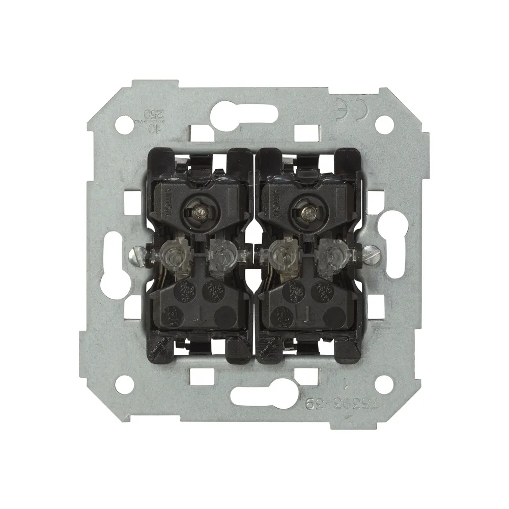 SIMON 82 MECHANIZM ŁĄCZNIK SERYJNY PODŚWIETLANY ZACISKI SPRĘŻYNOWE 10AX 250V