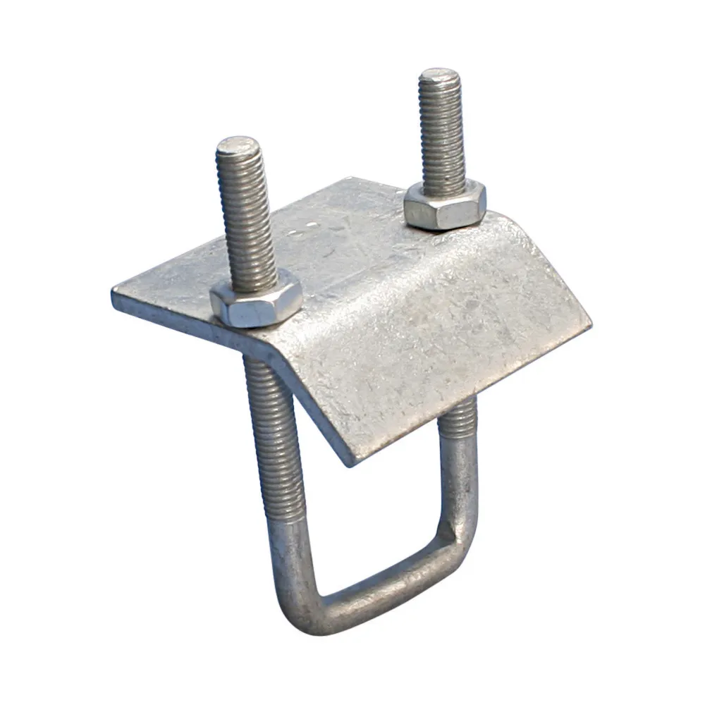 STRUT BEAM CLAMP WITH U-BOLT, STEEL, HD, A, AA (83 X 41 MM), D, E (83 X 41 MM) STRUT