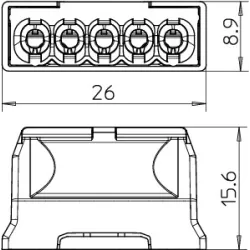 SZYBKOZŁĄCZKA INSTALACYJNA 5X2.5