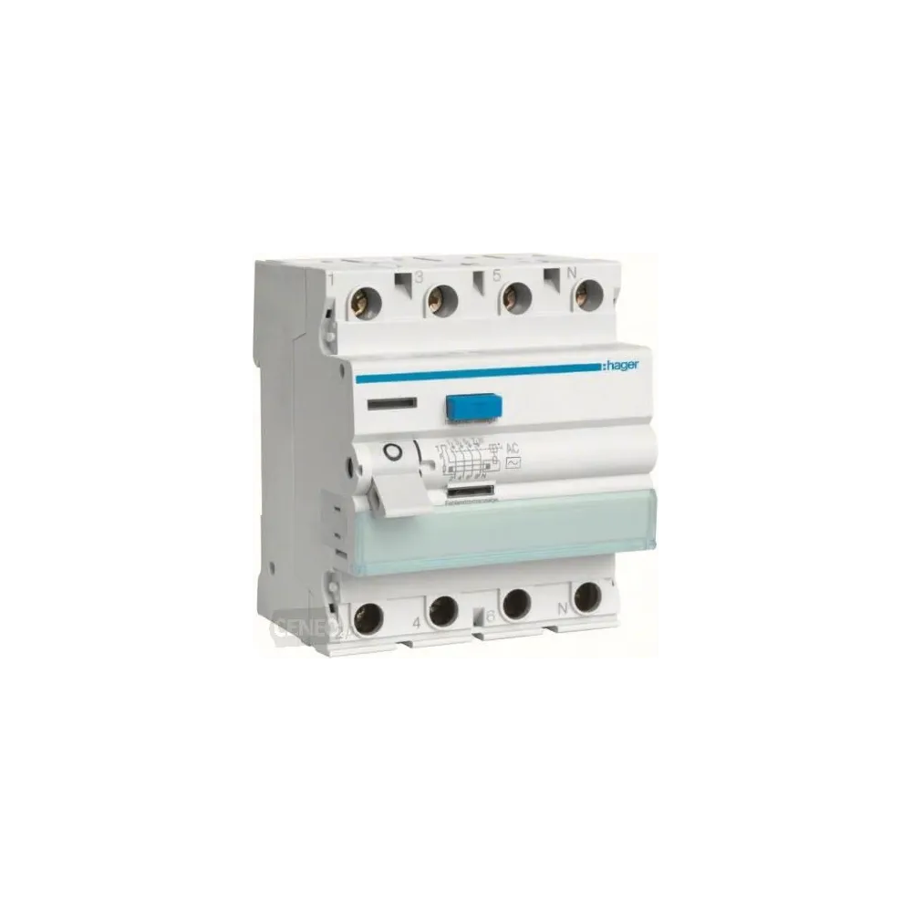 CDC425J 25A/ 30MA/AC WYŁĄCZNIK RÓŻNICOWY 25A 4P 4M 30MA AC 6KA