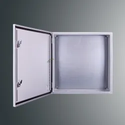 PSH OBUDOWA HERMETYCZNA METALOWA NT  500X500X250 DRZWI PEŁNE Z PŁYTĄ IP65 IK10 SZARY PROFIT SYSTEM