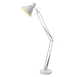 KIPSAR BIAŁY OPRAWA PODŁOGOWA 1X E27/ 60W IP20 METAL