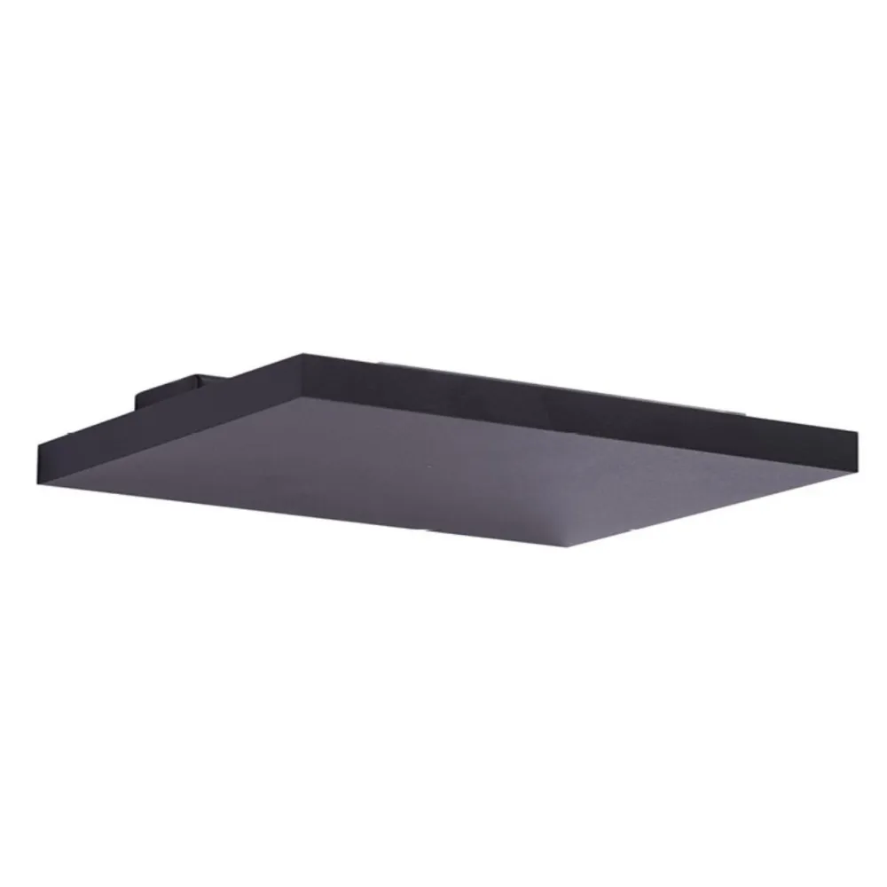 LAMBDA CZARNY OPRAWA ŚCIENNA KINKIET LED 10W WW 3000K 850LM IP20 ALUMINIUM/ SZKŁO