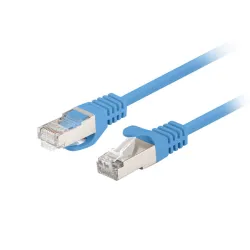 PATCHCORD KAT.6 FTP 0.5M NIEBIESKI FLUKE PASSED 10-PACK