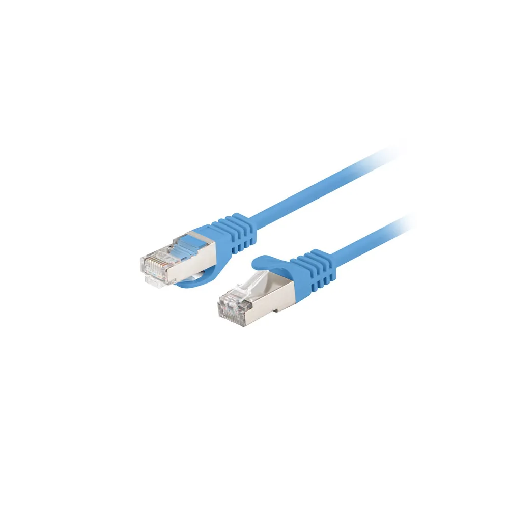 PATCHCORD KAT.6 FTP 0.5M NIEBIESKI FLUKE PASSED 10-PACK