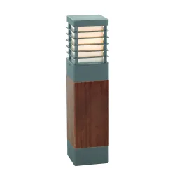 HALMSTAD GRAFITOWY OPRAWA SŁUPEK OGRODOWY LED 8.5W WW 3000K 1059LM IP65 49CM STAL/ PMMA