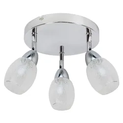 RICO CHROM/ BIAŁY OPRAWA SUFITOWA SPOT NT LED 3X 6W WW 3000K 900LM IP20 METAL/ TWORZYWO