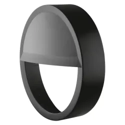 OSŁONA DO OPRAW ŚCIENNYCH W KSZTAŁCIE PÓŁKOLA SURFACE BULKHEAD EYELID 300 BK