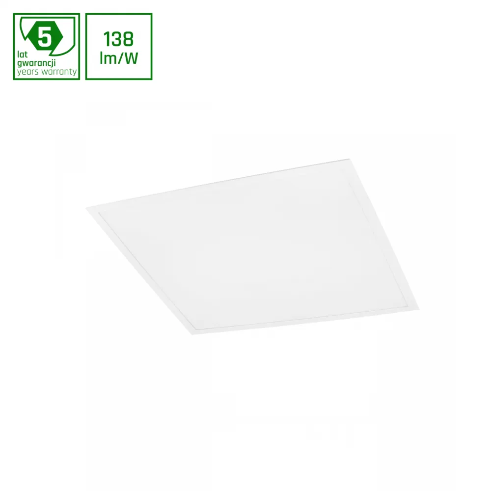 ALGINE PANEL BACKLIGHT DRIVER PHILIPS 40W NW 230V 120ST IP20 600X600X26 BIAŁY 5 LAT GW. PODTYNK