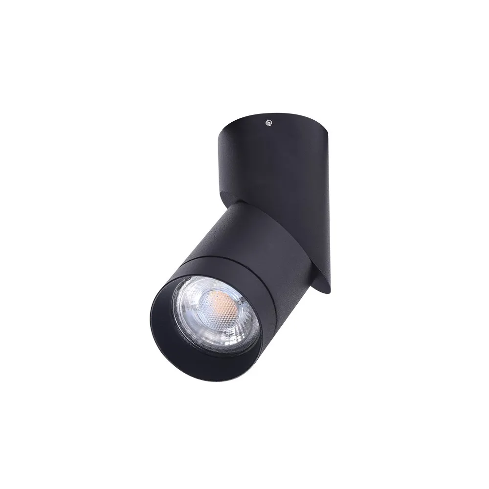 SANTOS CZARNY OPRAWA SUFITOWA NT 1X GU10/ 35W IP20 ALUMINIUM