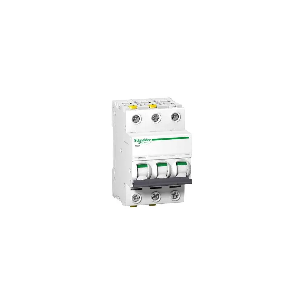 Schneider Electric Wyłącznik nadprądowy Acti9 iC60H-C2-3 C 2A 3-biegunowy, A9F07302