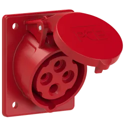 GNIAZDO SIŁOWE TABLICOWE  16/4 SKOŚNE IP44 400V 80X97
