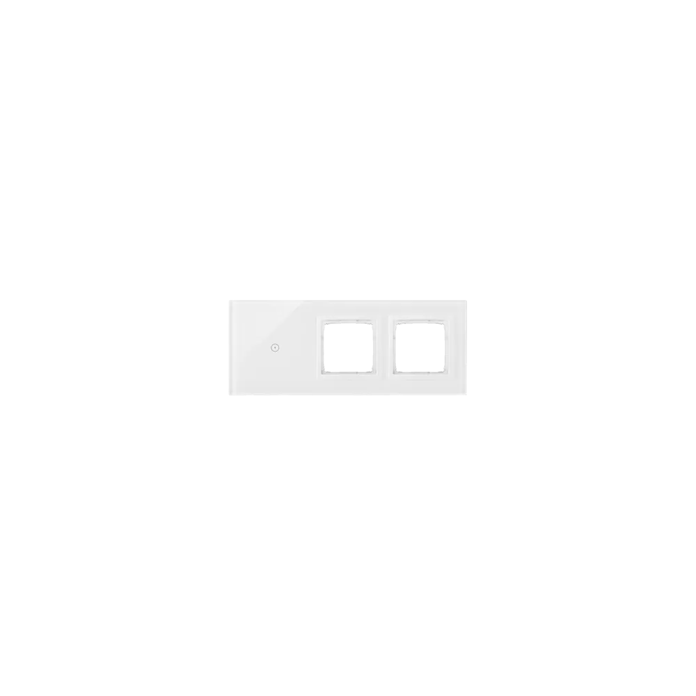SIMON 54 TOUCH BIAŁY PANEL DOTYK 3 MODUŁY 1P DOTYK + 2X OTWÓR NA OSPRZĘTY S54