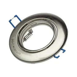 OCZKO OKRĄGŁE SREBRNY OPRAWA SUFITOWA PT LED 1X GU10/ 5W WW 3000K 400LM IP20 METAL