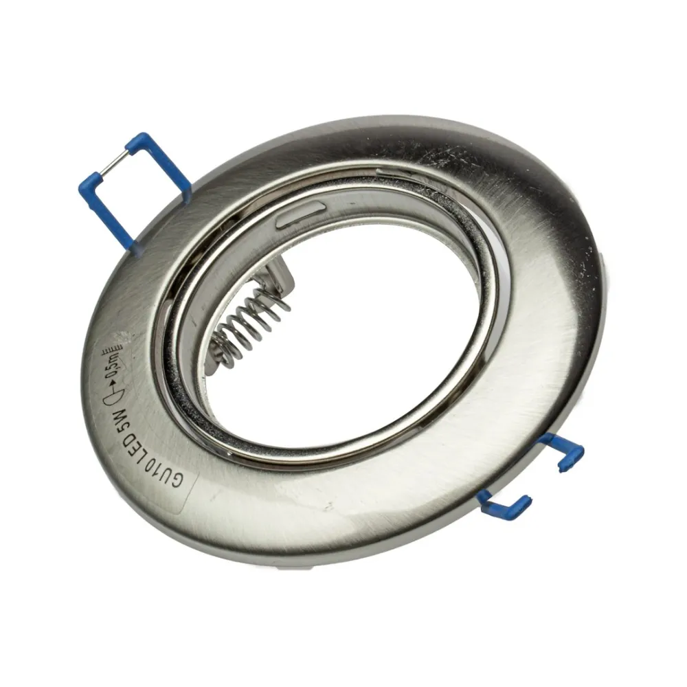OCZKO OKRĄGŁE SREBRNY OPRAWA SUFITOWA PT LED 1X GU10/ 5W WW 3000K 400LM IP20 METAL