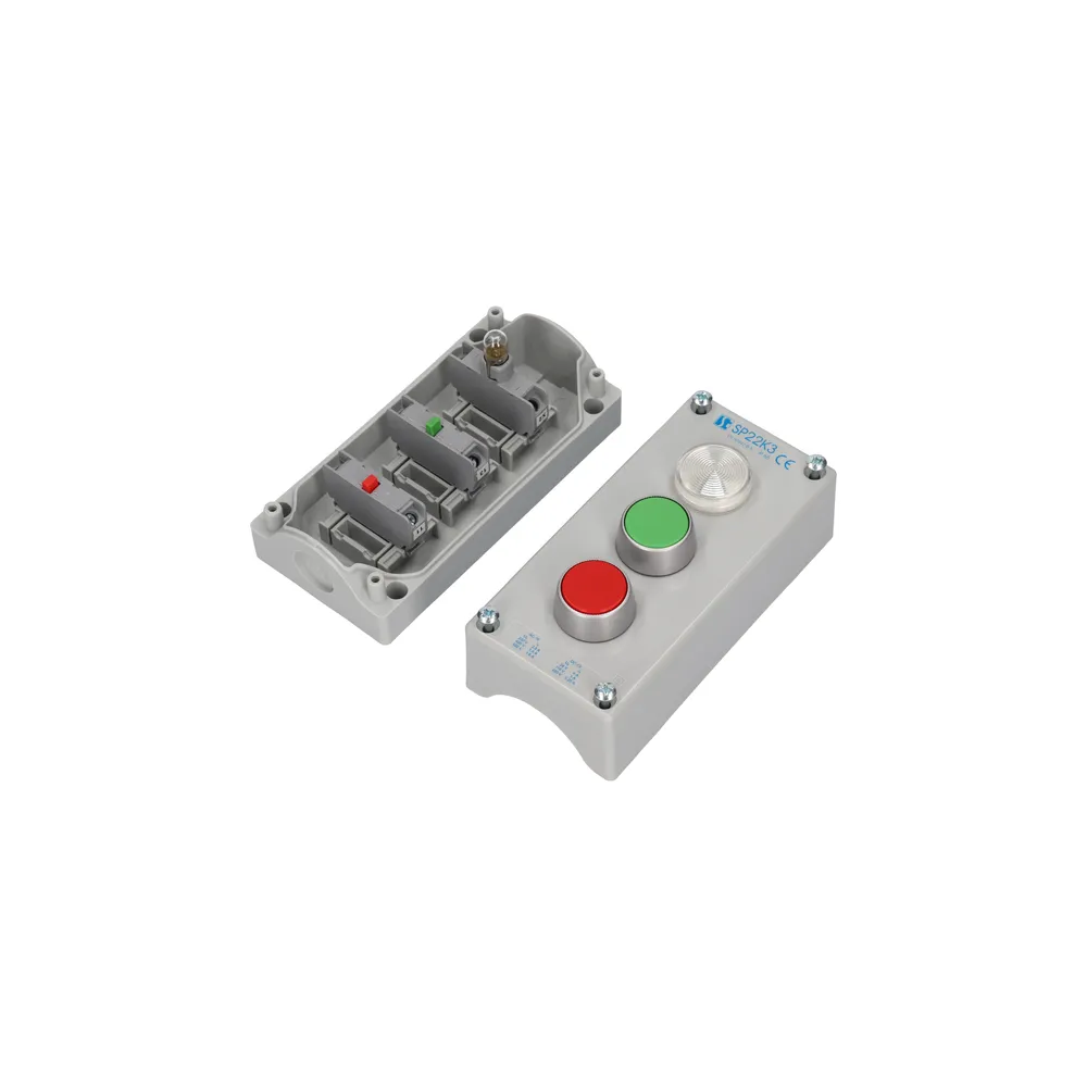 SP22K3\06-2 KASETA STEROWNICZA KOMPLETNA 3X Z NAPĘDEM LZ KC KZ 2X PRZEPUST M20 230V
