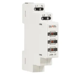 LKM-01-10 LAMPKA SYGNALIZACYJNA MODUŁOWA 3X LED 1M 230-400V AC TN IP20 EXTA CZERWONY