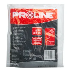 FOLIA GRUBA (GRUBOŚĆ: OK.20 MIKRO-M) 4X5M LDPE MALARSKA MOCNA PROLINE