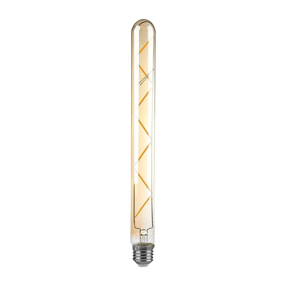 VT-2008-N ŻARÓWKA LED TUBULARNA FILAMENT 7/60W E27 230V BURSZTYNOWA SZKŁ0 WW 2200K 700LM 360ST T30