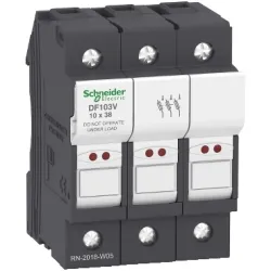 Schneider Electric Podstawa bezpiecznikowa 10x38mm 32A 3P, DF103V