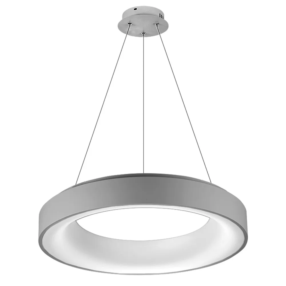 SOVANA 55 SMART SZARY OPRAWA WISZĄCA LED 50W 2700-6500K 2750LM IP20 ALUMINIUM/ PVC