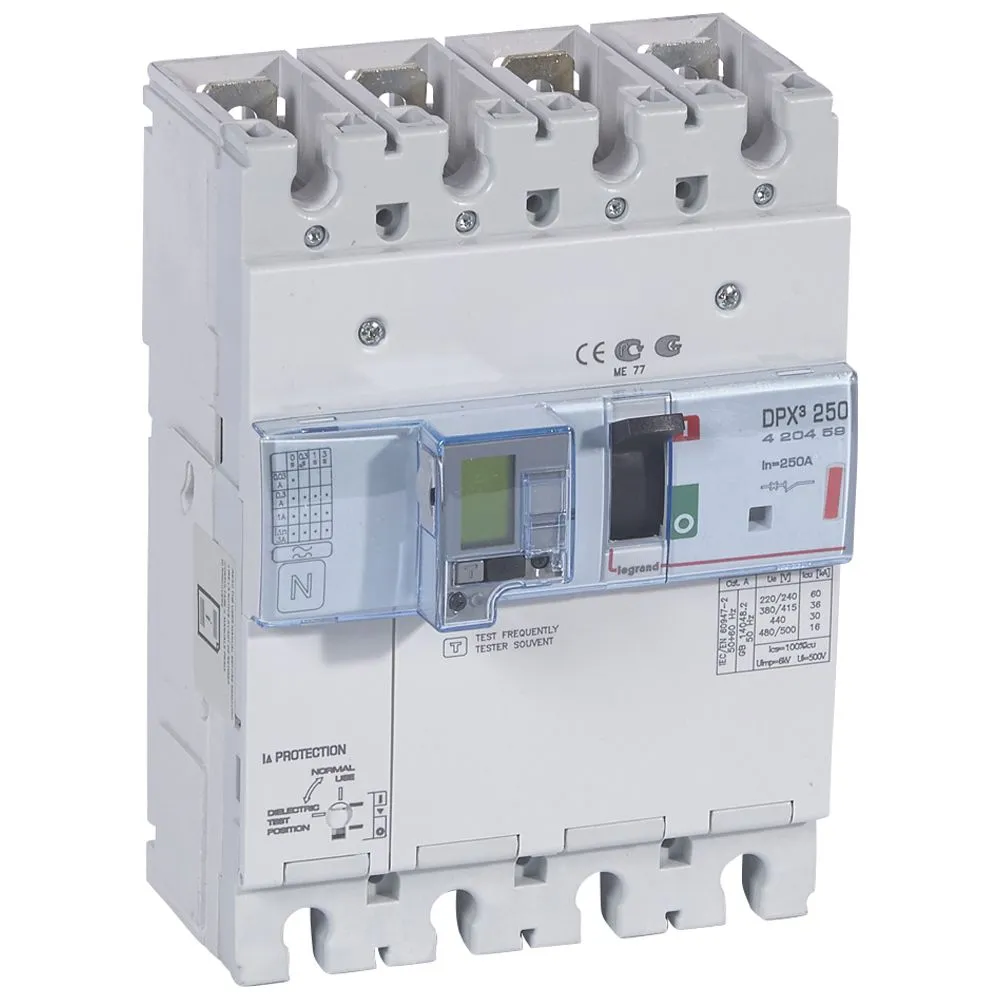 WYŁĄCZNIK DPX3 250 EL+P Z ZAB. R-PR.4P 250A 36KA