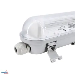EMPTY SZARY OPRAWA LINIOWA HERMETYCZNA 1X G13 T8/ 58W IP65 IK08 1500MM PC KLOSZ PRYZMATYCZNY