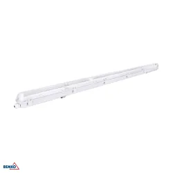 EMPTY SZARY OPRAWA LINIOWA HERMETYCZNA 1X G13 T8/ 58W IP65 IK08 1500MM PC KLOSZ PRYZMATYCZNY