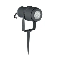 SPIKE SZARY OPRAWA OGRODOWA REFLEKTOR LED 12W NW 4000K 930LM IP65 ALUMINIUM