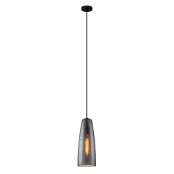 TABBY CZARNY DYMIONY OPRAWA WISZĄCA 1X E27/ 40W IP20 STAL