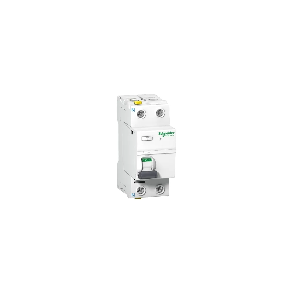 Schneider Electric Wyłącznik różnicowoprądowy Acti9  iID-25-2-10-A 25A 2-biegunowy 10mA typ A, A9Z20225