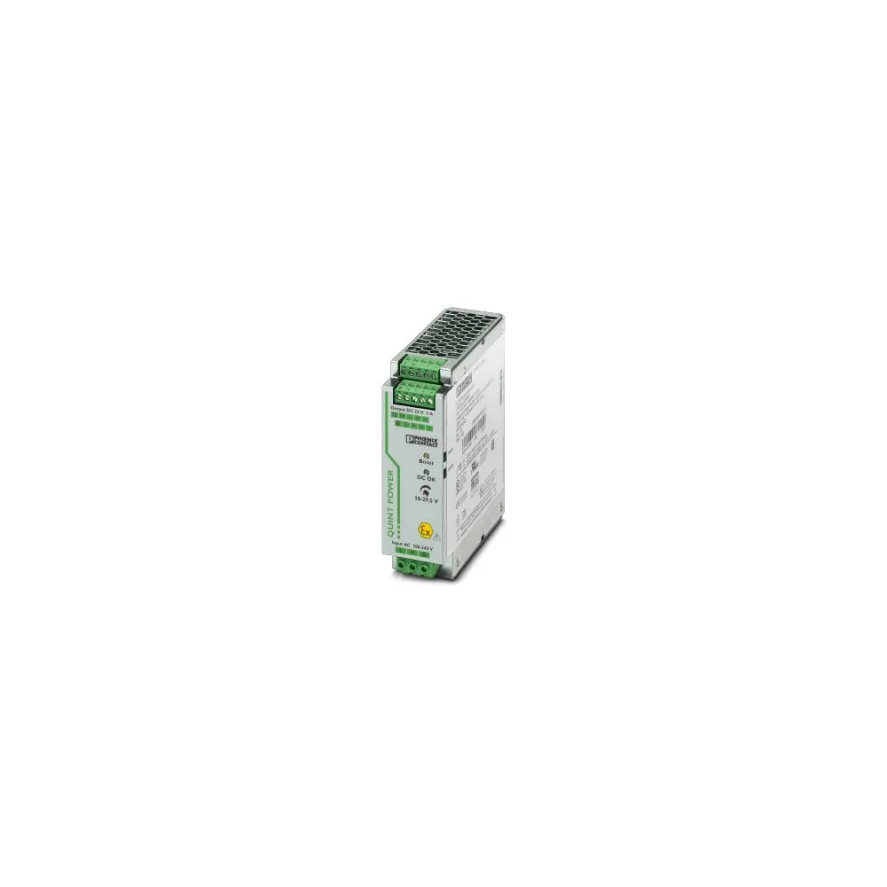 QUINT-PS/1AC/24DC/ 5/CO ZASILACZ QUINT POWER TAKTOWANY W OBWODZIE PIERWOTNYM, DO MONTAŻU NA SZYNIE N