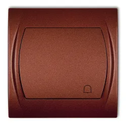 LOGO BRĄZ METALIK ŁĄCZNIK "DZWONEK" 1X 1Z ZACISKI ŚRUBOWE 10AX 250V