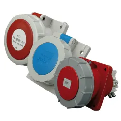 EEH 3253 32A, 400V, 3P+N+PE, GNIAZDO TABLICOWE, IP67