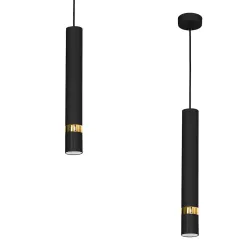 JOKER CZARNY/ ZŁOTY OPRAWA WISZĄCA 1X GU10/ 10W IP20 METAL