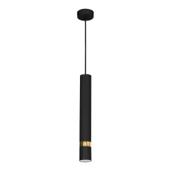 JOKER CZARNY/ ZŁOTY OPRAWA WISZĄCA 1X GU10/ 10W IP20 METAL