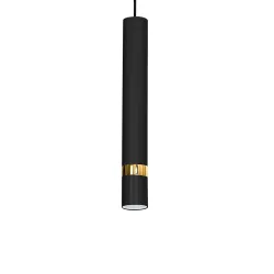 JOKER CZARNY/ ZŁOTY OPRAWA WISZĄCA 1X GU10/ 10W IP20 METAL