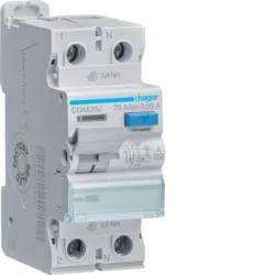 CDA525J 25A/ 30MA/A WYŁĄCZNIK RÓŻNICOWY 25A 1P+N 2M 30MA A 10KA