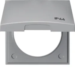 INTEGRO FLOW SZARY RAMKA Z KLAPKĄ Z NADRUKIEM "IP44"