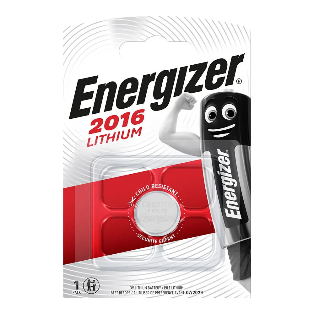 CR2016 BATERIA PASTYLKOWA LITOWA 3V 79MAH FI16 H2.0MM 1.3G BLS.1SZT.