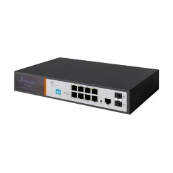 VICTOR SWITCH POE 8X GIGABIT POE/POE+, 2X SFP, 1X PORT KONSOLOWY, 150W, ZARZĄDZALNY