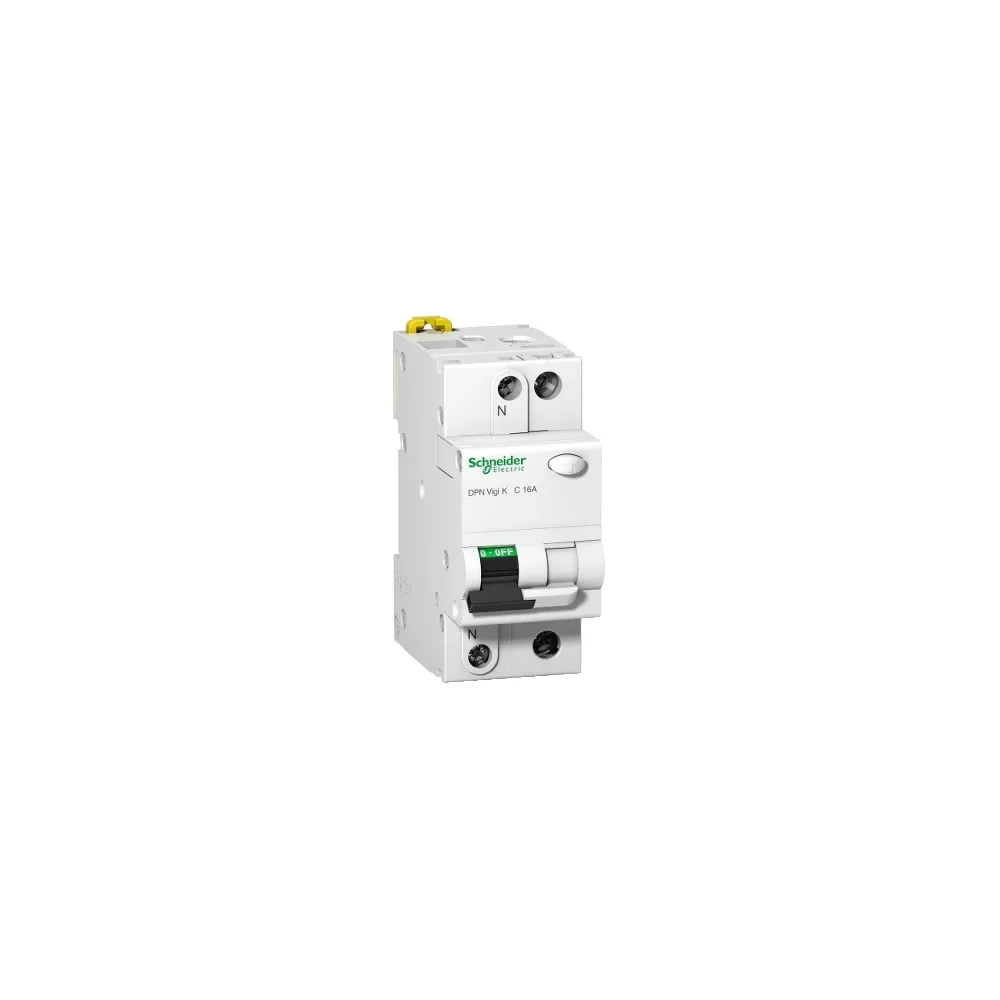 Schneider Electric Wyłącznik kombinowany K60 DPNVigiK-B10-30-AC B 10A 1N-biegunowy 30 mA typ AC, A9D22610