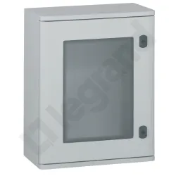 MARINA OBUDOWA PLASTIKOWA NT  500X400X206 DRZWI TRANSPARENTNE IP66 IK10 SZARY