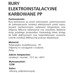 RKLF 36/29-25 TRANSPARENTNY RURA KARBOWANA PESZEL PP FI36/29