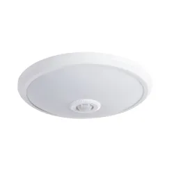 FOGLER LED BIAŁY OPRAWA PLAFON Z CZUJNIKIEM RUCHU LED 14W NW 4000K 800LM 110ST IP20 STAL/ PC