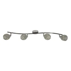 CLEAR CHROM OPRAWA SUFITOWA SPOT NT 4X G9/ 40W IP20 METAL/ SZKŁO
